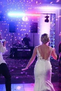 bride dancing at reception